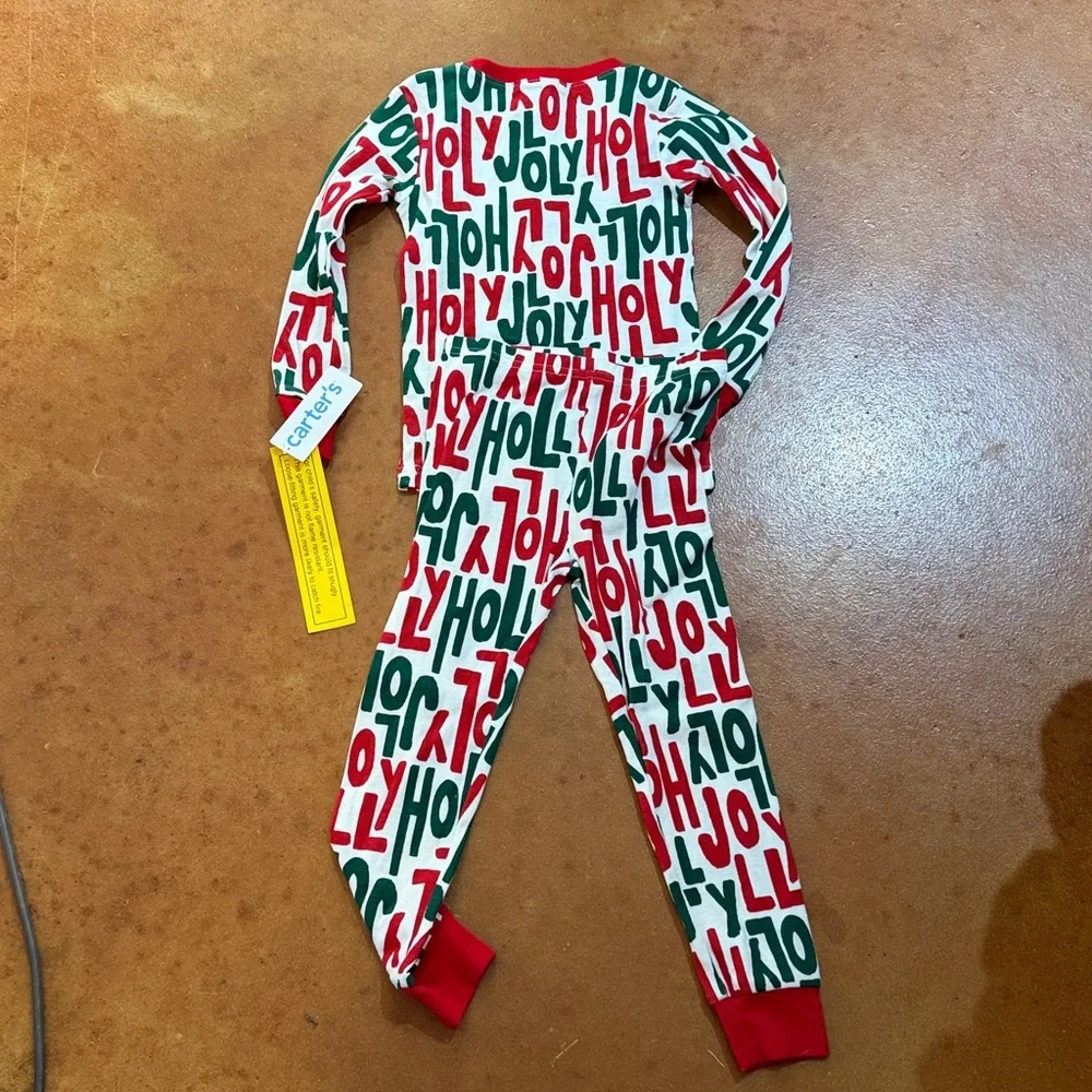 Carter's Jolly Red and Green Pajama Set